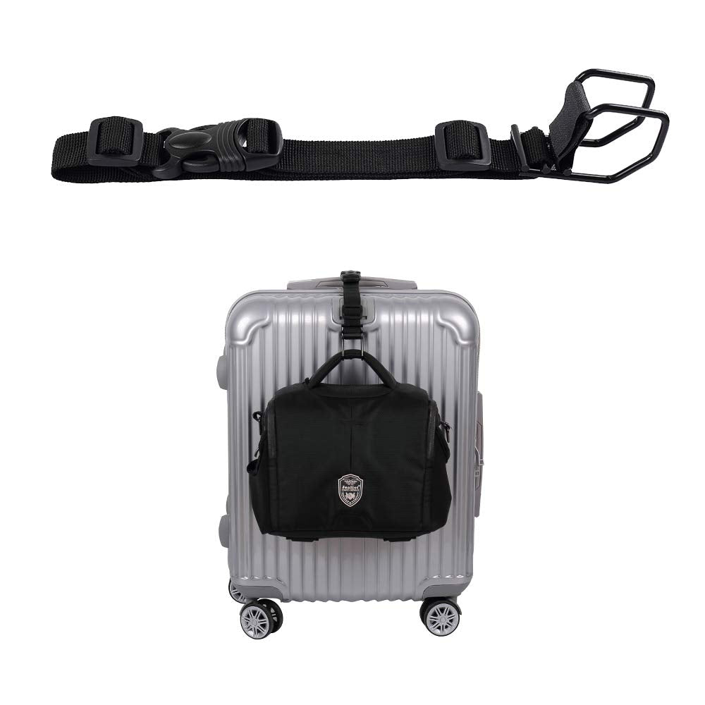 Vigorport Luggage Hook Strap, J Hook for Add A Bag Luggage Travel Essential