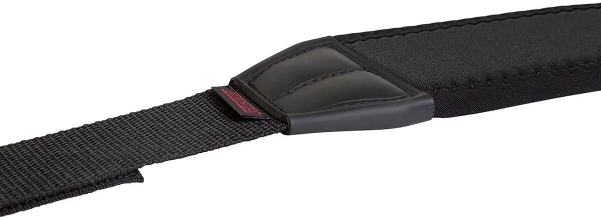 OP/TECH USA SOS Curve Padded Strap – Adjustable, Comfortable Replacement for Bags, Cameras, or Laptops – Ideal for Travel or Daily Use – Black - Made in USA