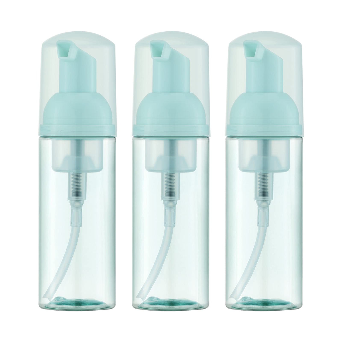 Travel Foam Pump Bottle, 2oz Small Size Foaming Soap Dispenser 30Pack Clear