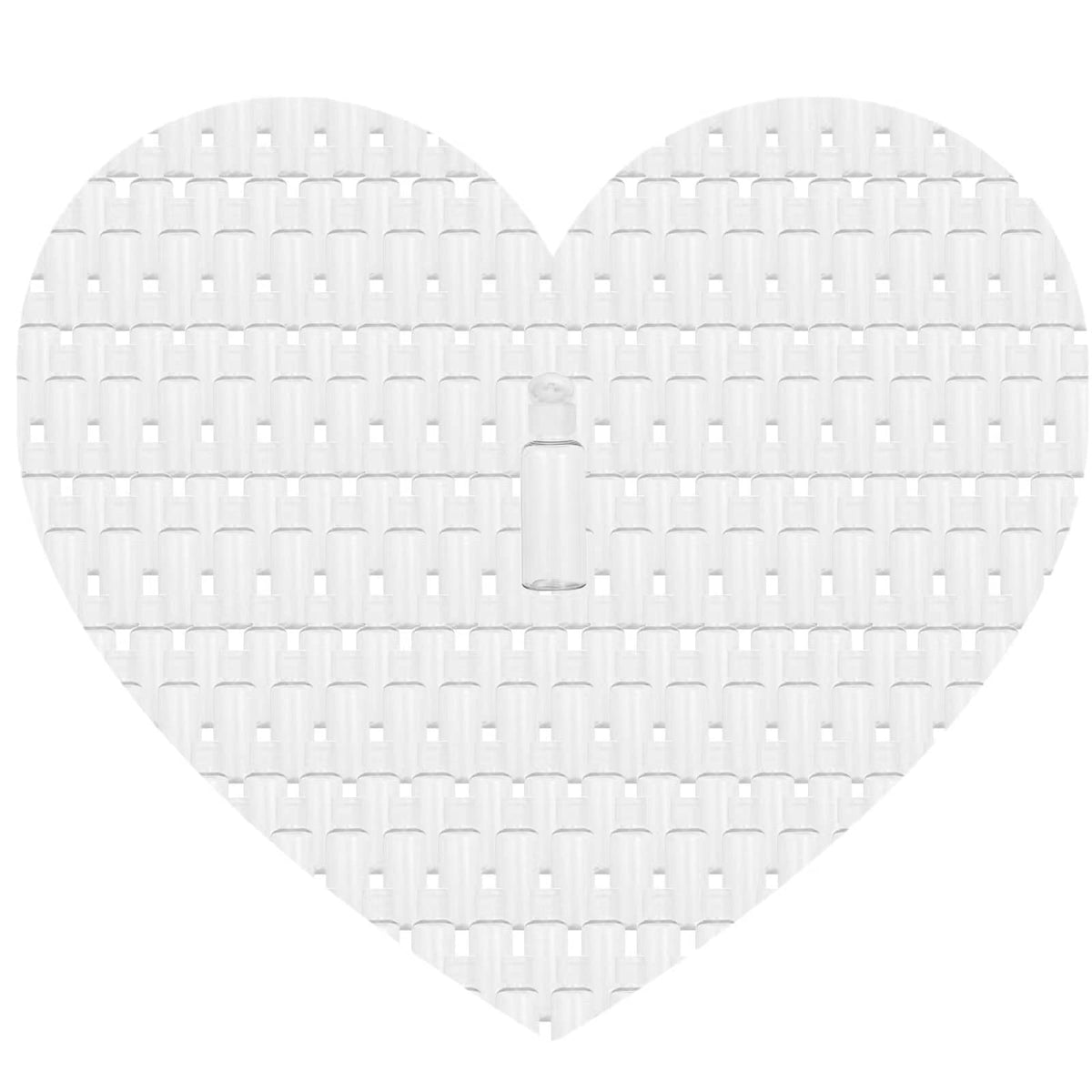 50 Pack 1.7oz/50ml Travel Plastic Empty Bottles Mini Hand Sanitizer Bulk Travel Size with Flip Cap, Squeezable Refillable Container for Cosmetic Baby Shower Birthday Wedding Party Favor (50PC-CLEAR)
