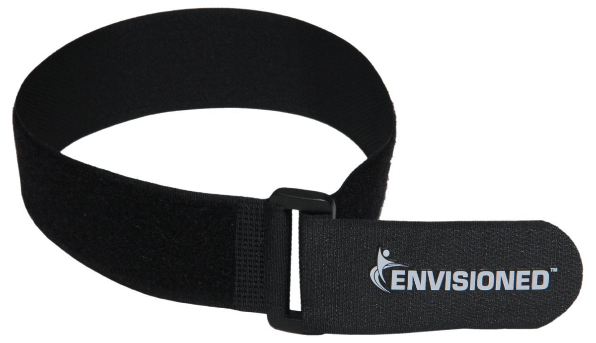 Reusable Cinch Straps 2" x 60" - 6 Pack, Multipurpose Strong Gripping, Quality Hook and Loop Securing Straps (Black)