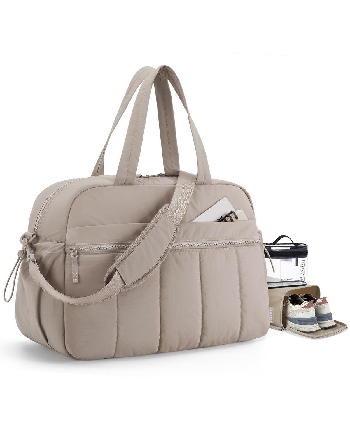 BAGSMART Duffle Bag for Travel, Gym Bag for Women, Weekender Carry on