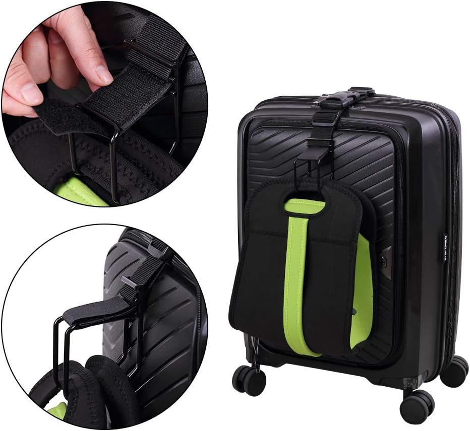 Vigorport Luggage Hook Strap, J Hook for Add A Bag Luggage Travel Essential