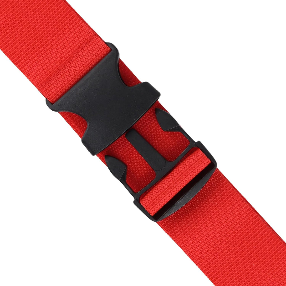 25 Pack Luggage Straps for Suitcases, 78 x 2 Inch Suitcase Belts with Quick Release Buckles Adjustable Travel Straps for Luggage,Suitcases,Red