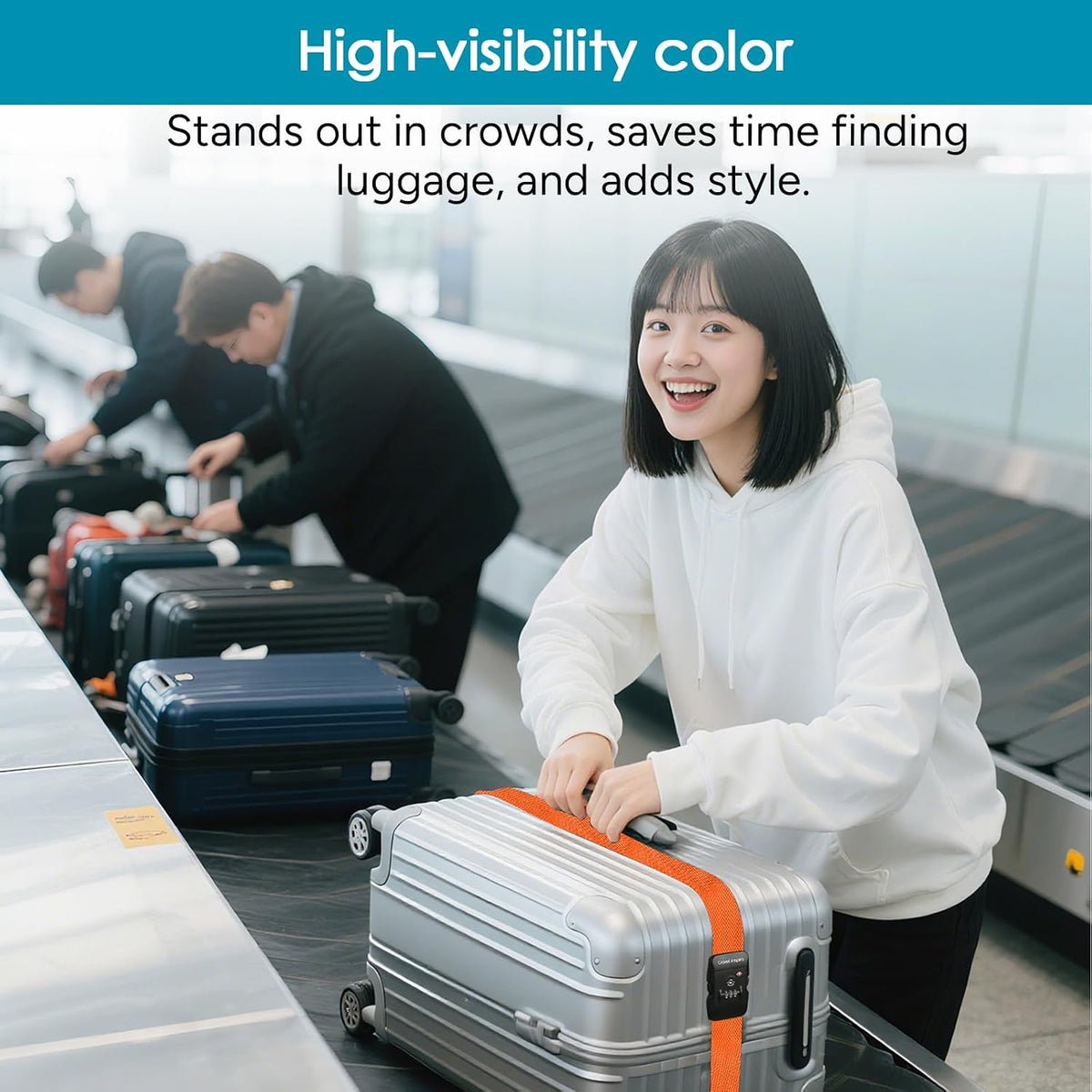 Travel Inspira Heavy Duty Luggage Straps with TSA Lock