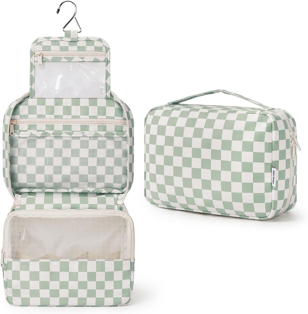 Narwey Hanging Travel Toiletry Bag for Women, Travel Makeup Organizer Bag