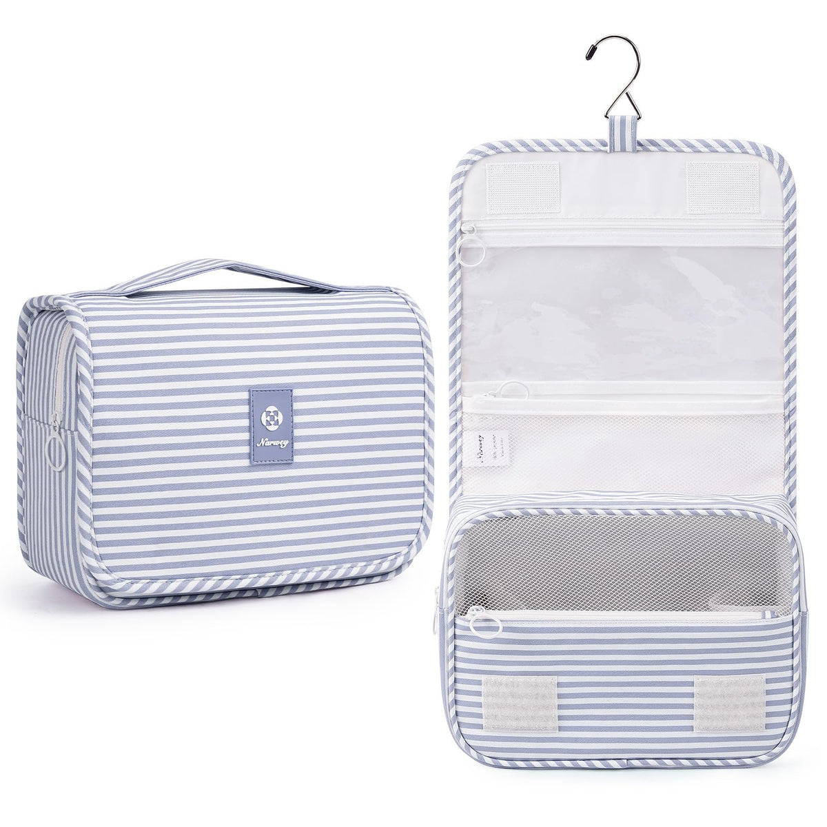 Narwey Hanging Travel Toiletry Bag for Kids Girls Women, Cute Makeup Bag