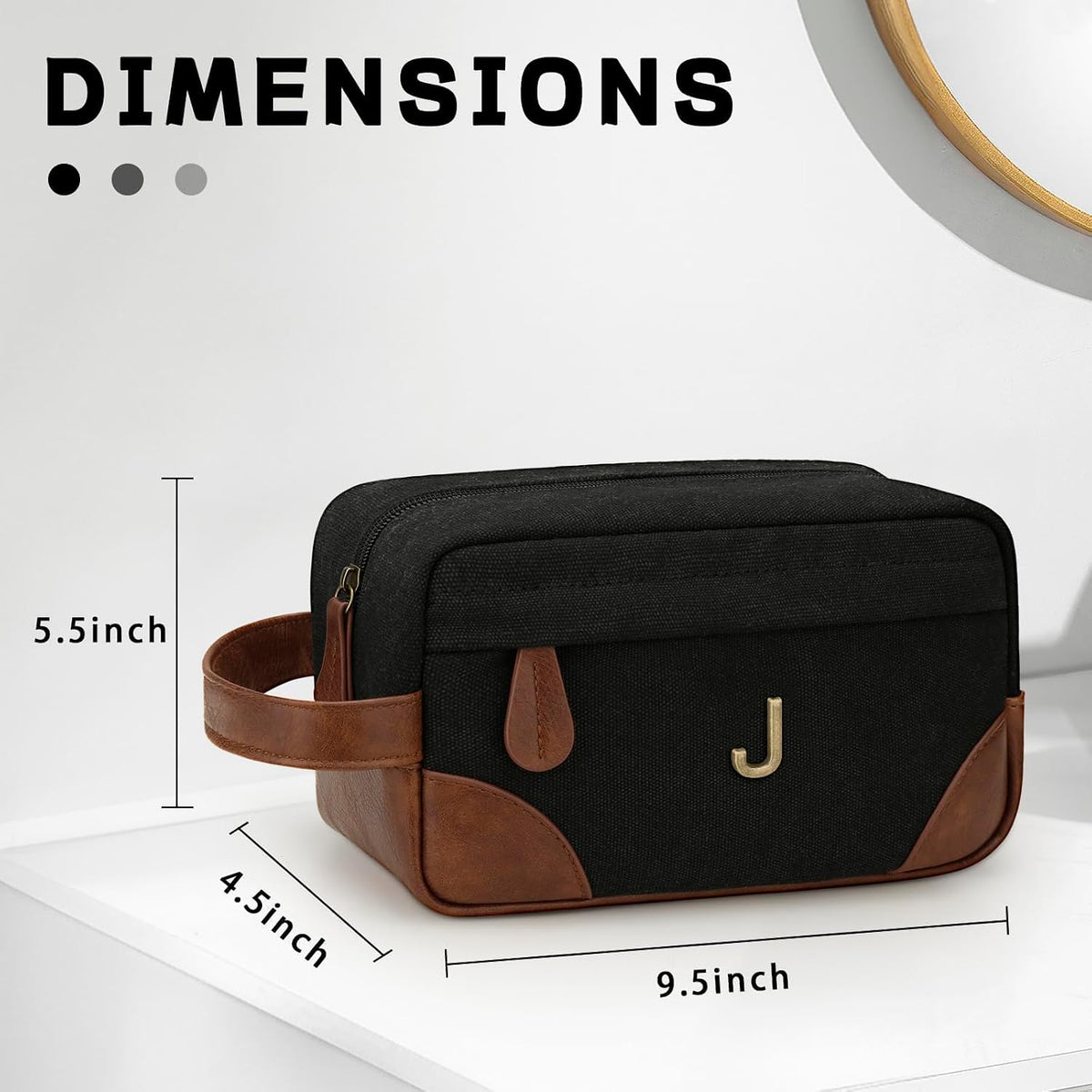 Personalized Toiletry Bag for Men, Birthday Gifts for Men Him
