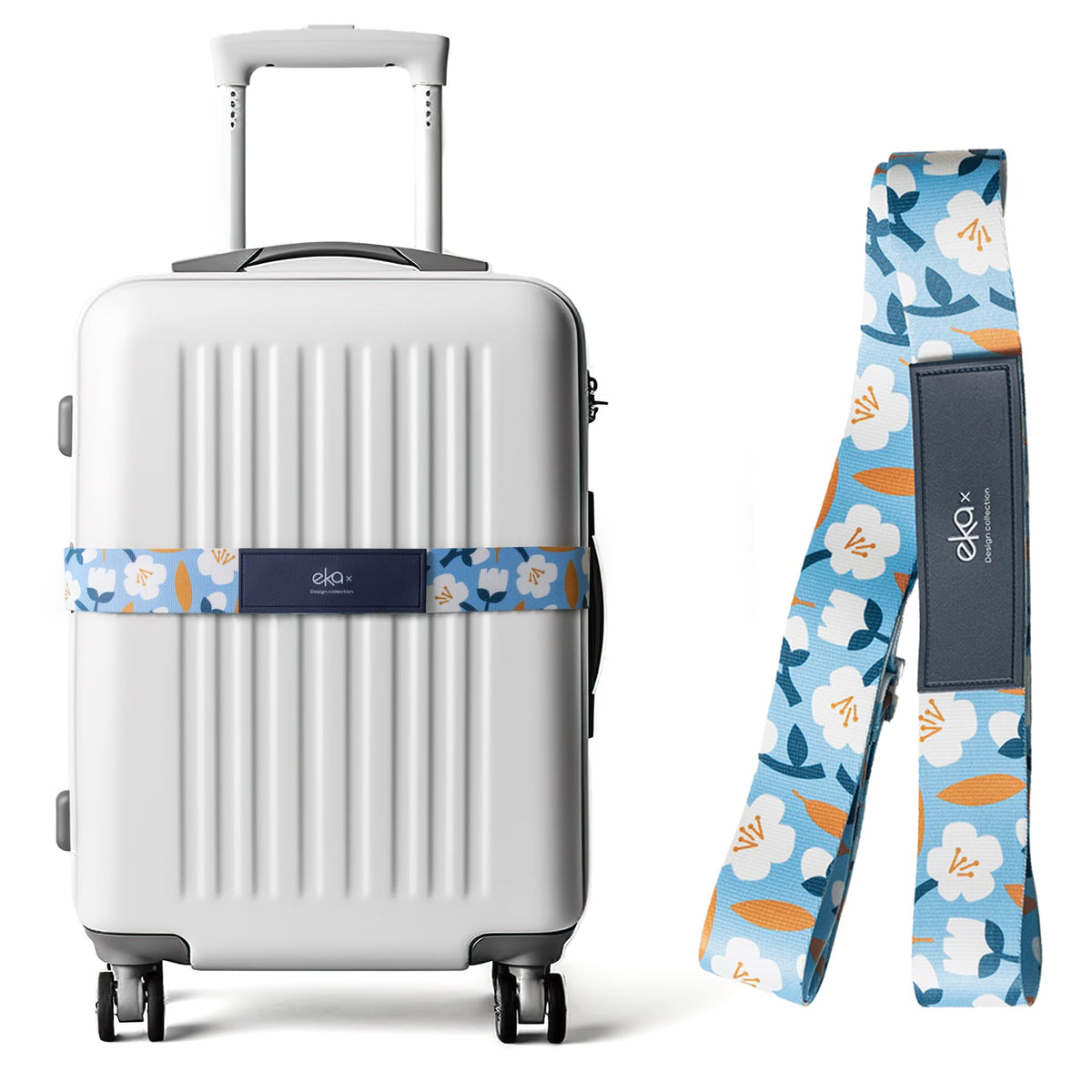 Luggage Straps for Suitcases, Adjustable Luggage Elastic Belt, Travel Essentials for Airport,Station,Vibrant Designs, Puppy