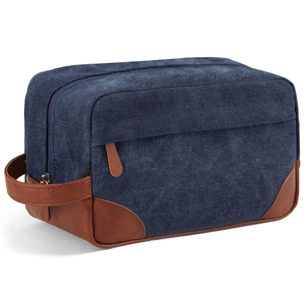 Vorspack Canvas Travel Toiletry Bag for Men, Large, Black