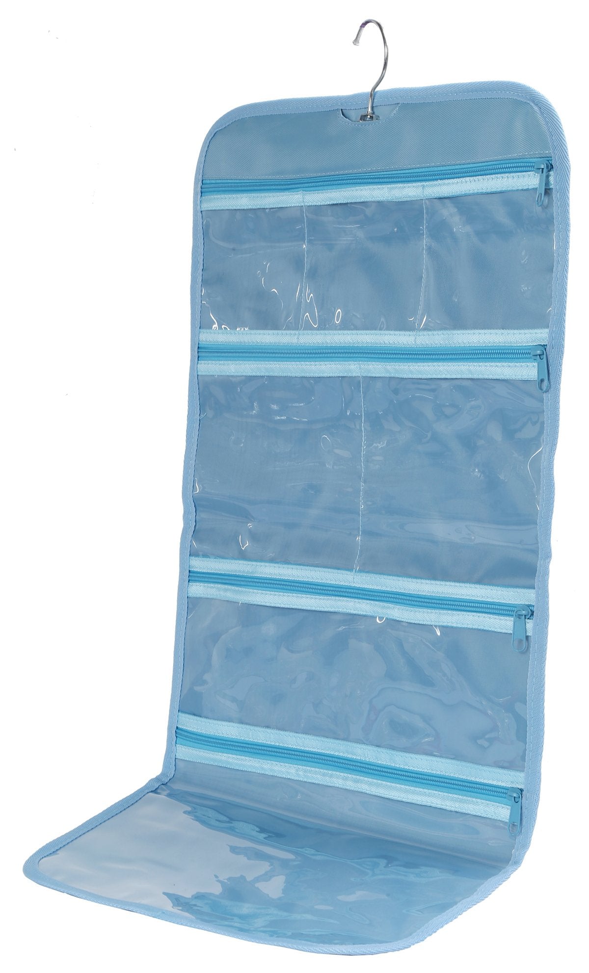 Foldable Clear Hanging Travel Toiletry Bag Cosmetic Organiser Storage