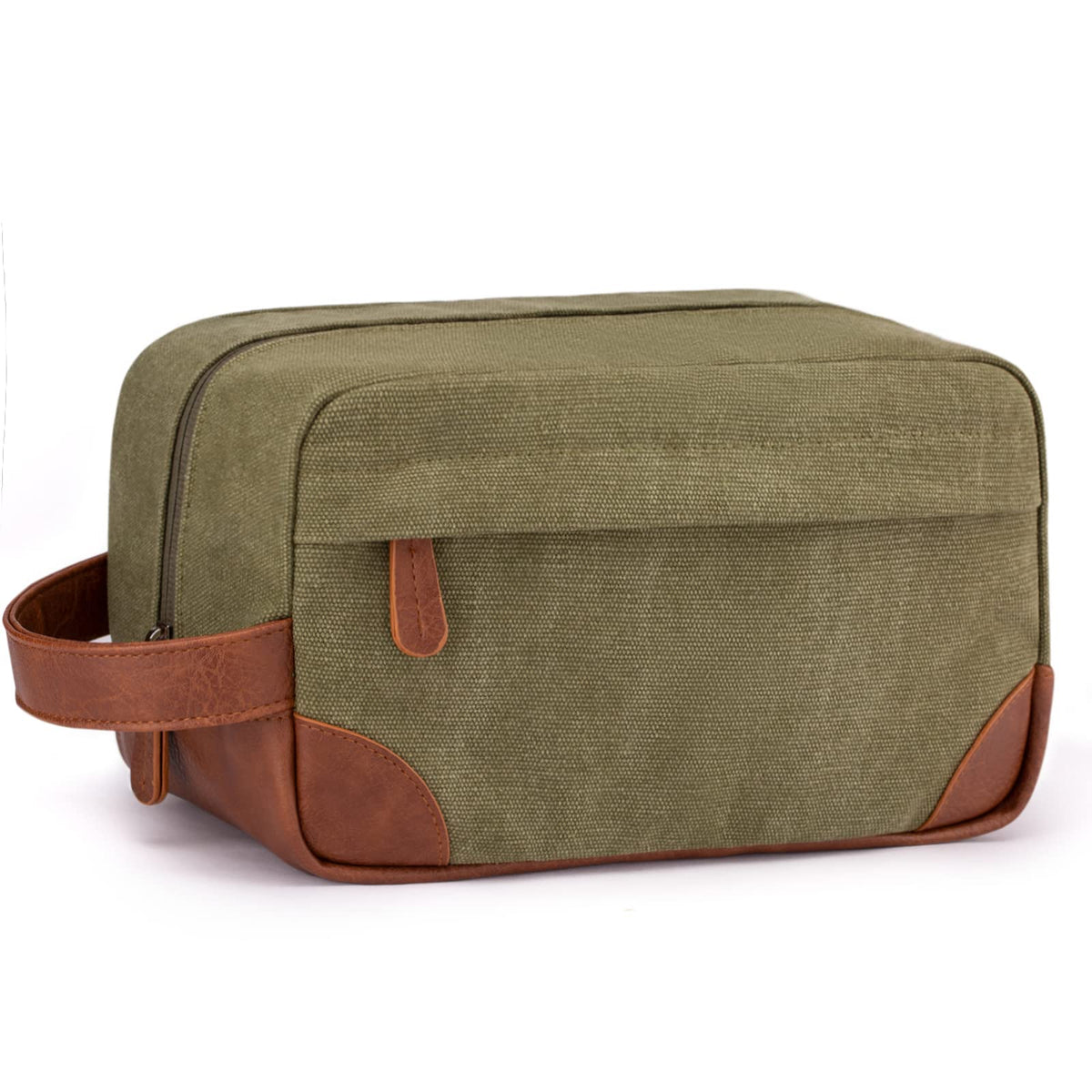 Vorspack Canvas Travel Toiletry Bag for Men, Large, Black