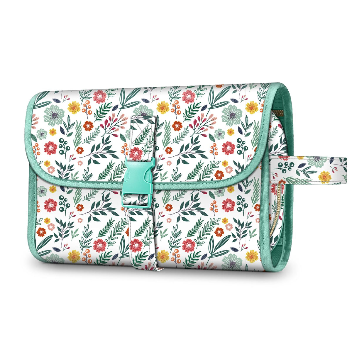 FINTIE Portable Toiletry Cosmetic Travel Bag Hanging Makeup Organizer
