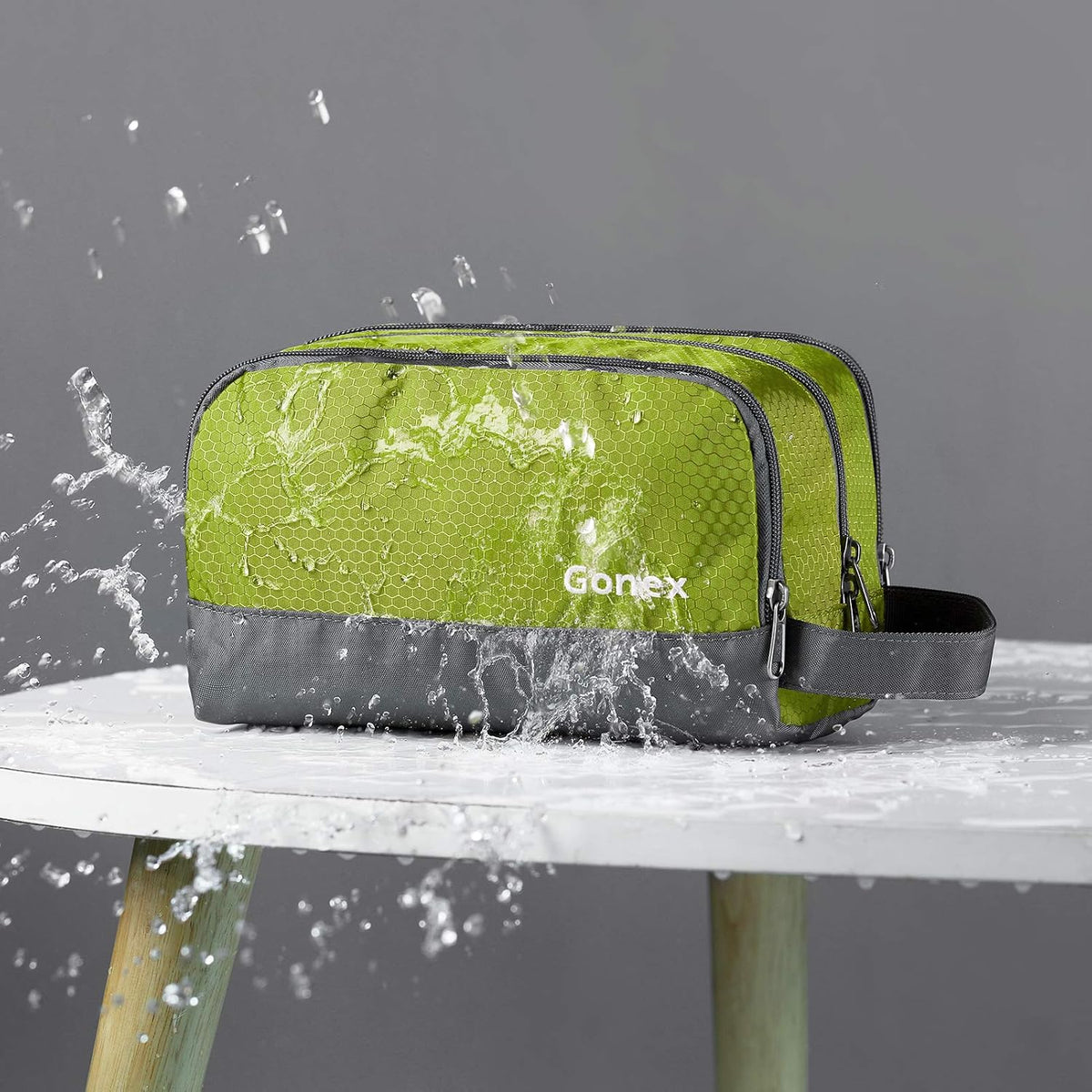 Gonex Travel Toiletry Bag for Men, Water Resistant Dopp Kit for Toiletries