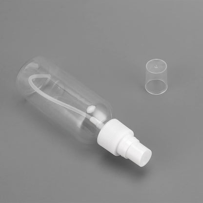 SEUNMUK 40 Pack 2.7oz/80ml Spray Bottles with Pump Spray Cap, Clear Fine Mist Empty Plastic Spray Bottles, Travel Size Refillable Bottles for Toner, Essence, Hair Spray