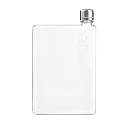memobottle A7 6oz / 180ml - Slim & flat water bottle designed to fit in your bag - BPA-Free Tritan