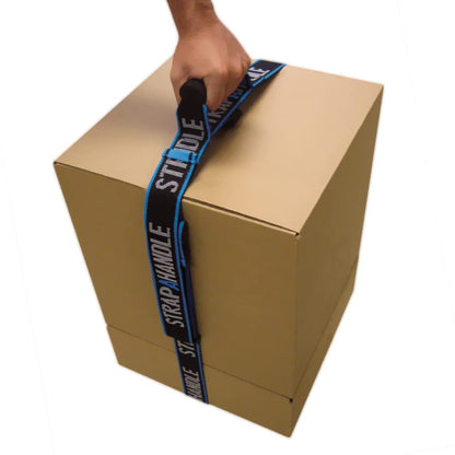 6' Carry Strap with Handle | 2-Pack | Adjustable Belt | Easy, Safe, Secure, Lifting, Moving, Carrying Heavy Boxes, Groceries | Best Luggage Strap (Strap-A-Handle 2 Pack - 6ft. Length, 40lb. Capacity)