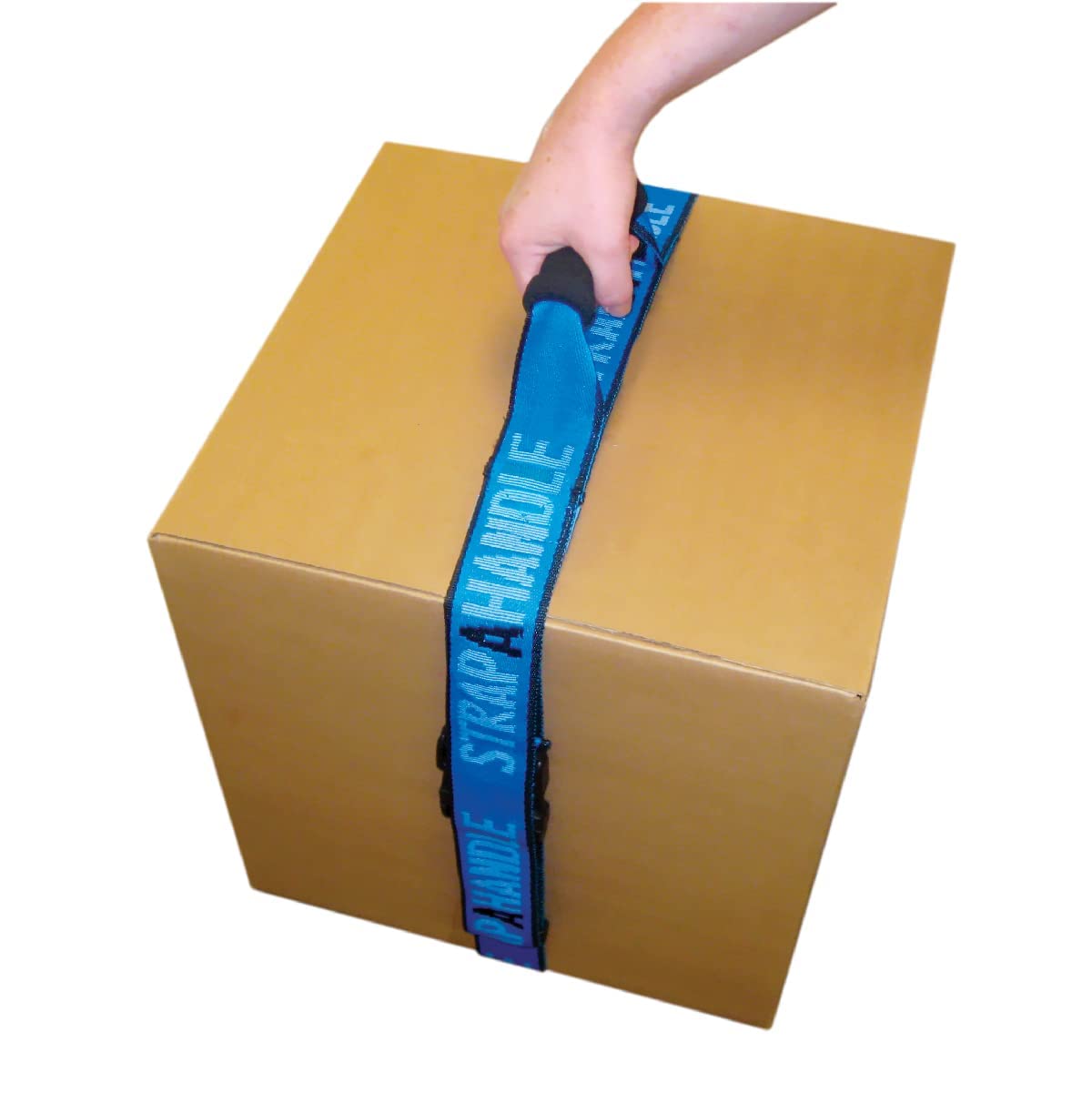 6' Carry Strap with Handle | 2-Pack | Adjustable Belt | Easy, Safe, Secure, Lifting, Moving, Carrying Heavy Boxes, Groceries | Best Luggage Strap (Strap-A-Handle 2 Pack - 6ft. Length, 40lb. Capacity)