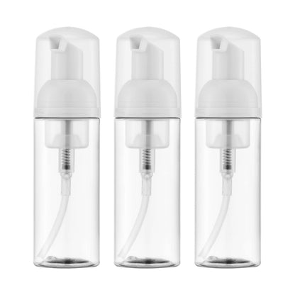 Travel Foam Pump Bottle, 2oz Small Size Foaming Soap Dispenser 30Pack Clear