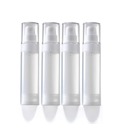 Travel Size Airless Pump Bottles 0.5oz/15ml, 5-Pack