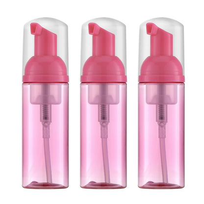 Travel Foam Pump Bottle, 2oz Small Size Foaming Soap Dispenser 30Pack Clear