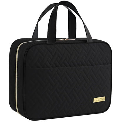HOTOR Hanging Travel Toiletry Bag Women Men Essentials Black