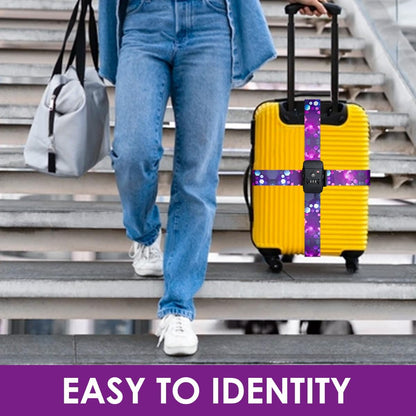 TSA Adjustable Travel Luggage Strap Suitcase Belt Travel Bag Accessories 1.96 in W x 6.23 ft L