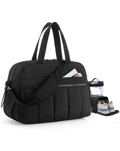 BAGSMART Duffle Bag for Travel, Gym Bag for Women, Weekender Carry on