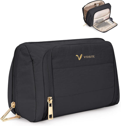 Makeup Bag Travel Toiletry Bag Puffy Padded Cosmetic Bag for Women