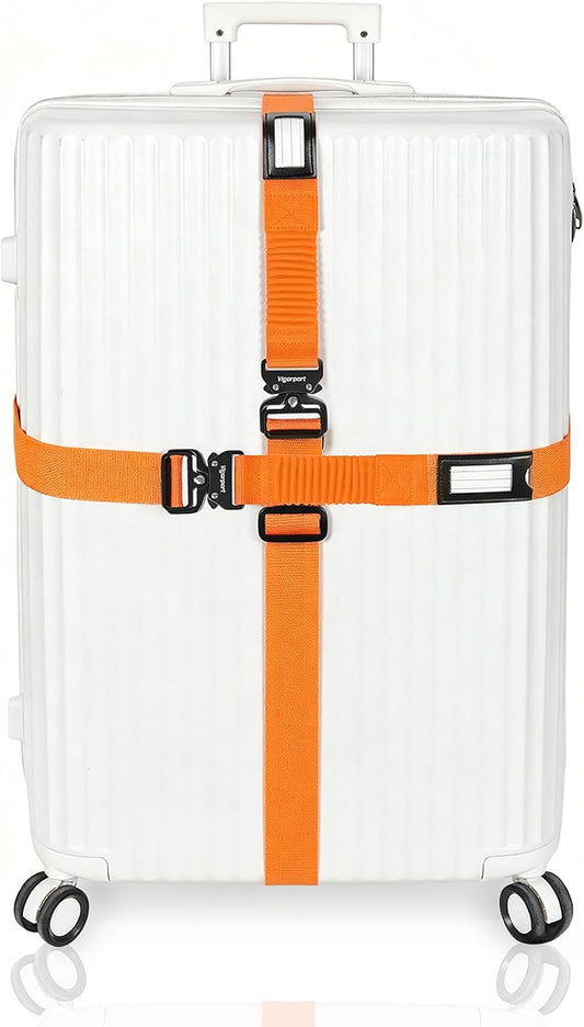 Vigorport Luggage Straps for Suitcases TSA Approved Suitcase Belt