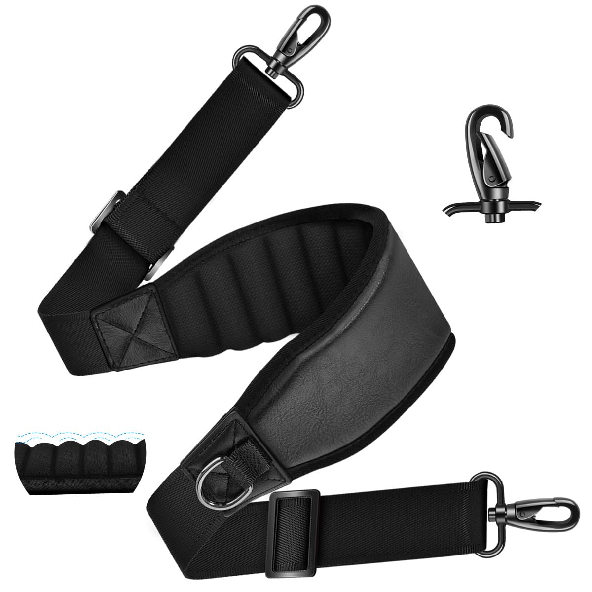 ZINZ Shoulder Strap 68 inch with 3D-Cushion Pad