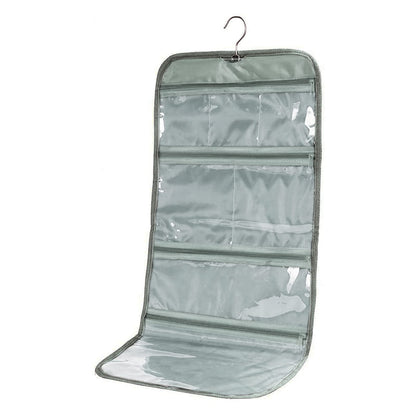 Foldable Clear Hanging Travel Toiletry Bag Cosmetic Organiser Storage