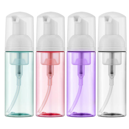 Travel Foam Pump Bottle, 2oz Small Size Foaming Soap Dispenser 30Pack Clear