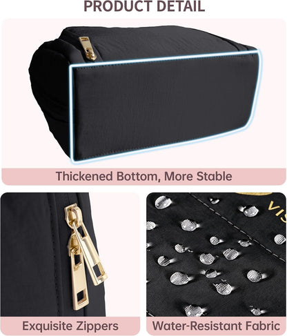 Makeup Bag Travel Toiletry Bag Puffy Padded Cosmetic Bag for Women