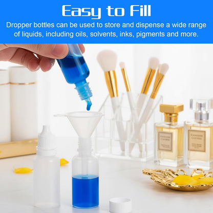 160 Pcs Plastic Dropper Bottle Bulk 15ml Empty Eye Dropper Bottle