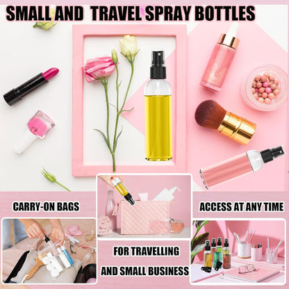 100Pack 2oz Spray Bottles 60ml Small Spray Bottle Bulk Fine Mist Sprayer