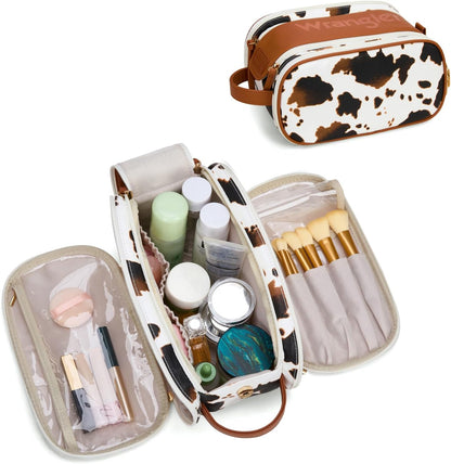 Wrangler Large Makeup Bag Travel Toiletry Bag Portable Cosmetic Bag
