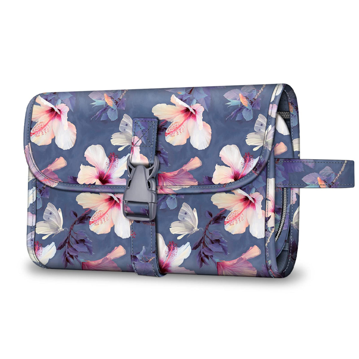 FINTIE Portable Toiletry Cosmetic Travel Bag Hanging Makeup Organizer