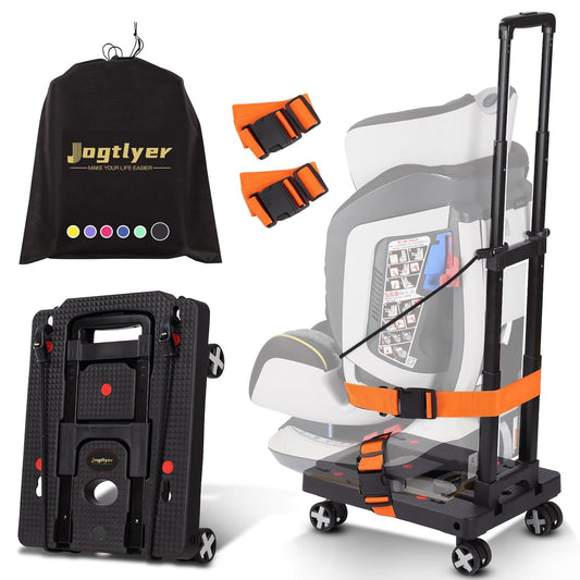 Portable Car Seat Dolly for Airport,Foldable Travel Hand Truck