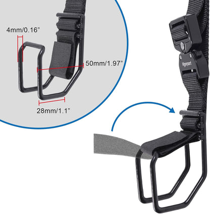 Vigorport Luggage Hook Strap, J Hook for Add A Bag Luggage Travel Essential