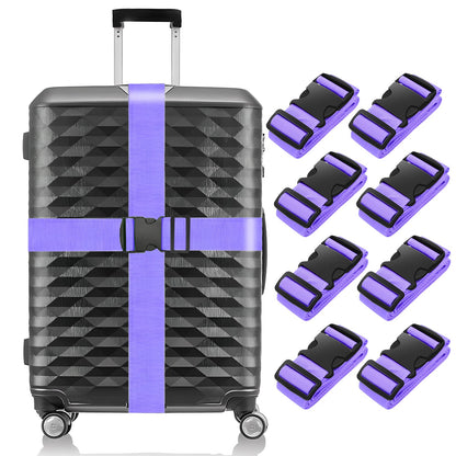 BILIONE Luggage Straps for Suitcases,79" Long Adjustable Luggage Belts