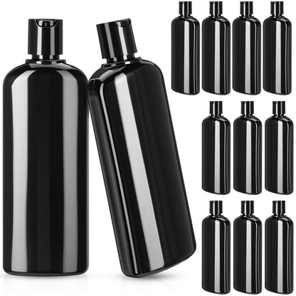 Domensi 24 Pcs Plastic Travel Bottles for Toiletries, 6.8oz, White
