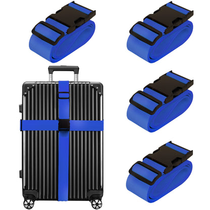Chelmon Luggage Straps for Suitcases TSA Approved Travel Essentials 8 Pack
