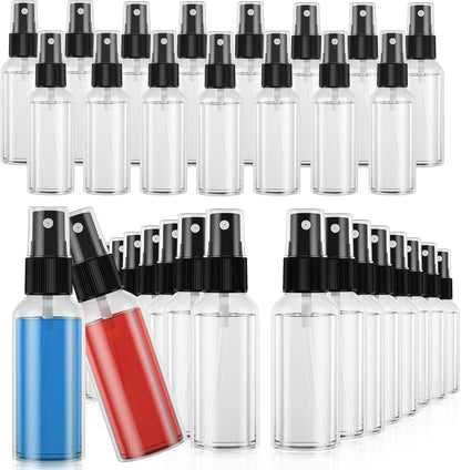 EPHECH 1oz/30ml Small Spray Bottles, 100PCS Travel Plastic Spray Bottles