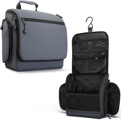 VENTURE 4TH Hanging Travel Toiletry Bag, 18 Compartments - Dark Green