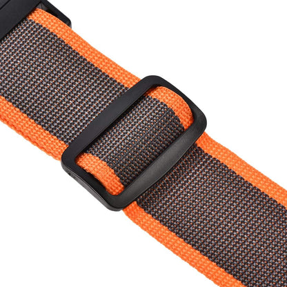uxcell Luggage Straps Suitcase Belts with Buckle, Combination Lock, 2Mx5cm Adjustable PP Travel Bag Packing Accessories, Orange Gray 4Pcs
