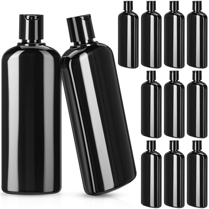 Domensi 24 Pcs Plastic Travel Bottles for Toiletries, 6.8oz, White