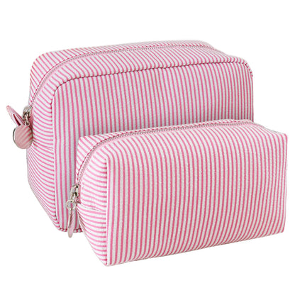 2pcs Makeup Bag Travel Toiletry Bag for Women Lightweight Make Up