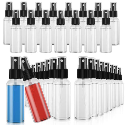 EPHECH 1oz/30ml Small Spray Bottles, 100PCS Travel Plastic Spray Bottles