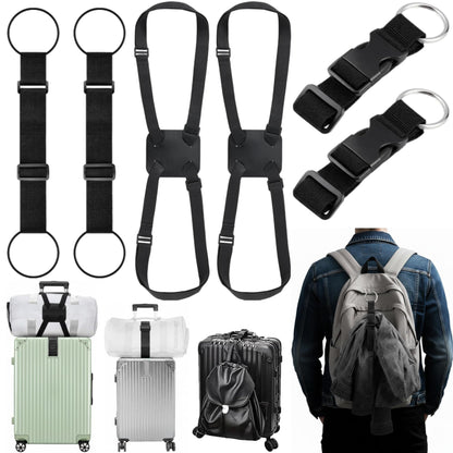 Sadnyy Luggage Straps for Suitcases 8 Pack Chic Style